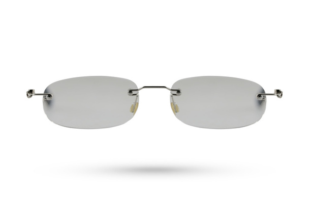 Klasszikus divat szemüveg stílus elszigetelt fehér background. - Fotó, kép