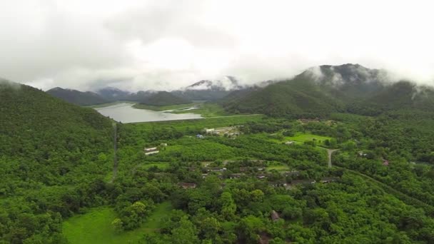 Mae Kuang Dam Aerial Shot at Chiang Mai Thailand. - Footage, Video