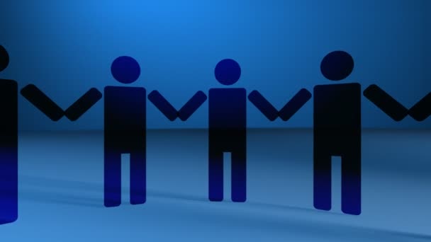 Vector personas sosteniendo las manos
 - Metraje, vídeo