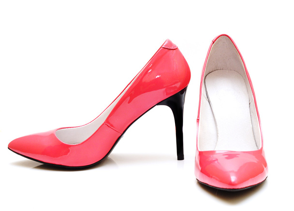 Par de zapatos rojos
 - Foto, Imagen