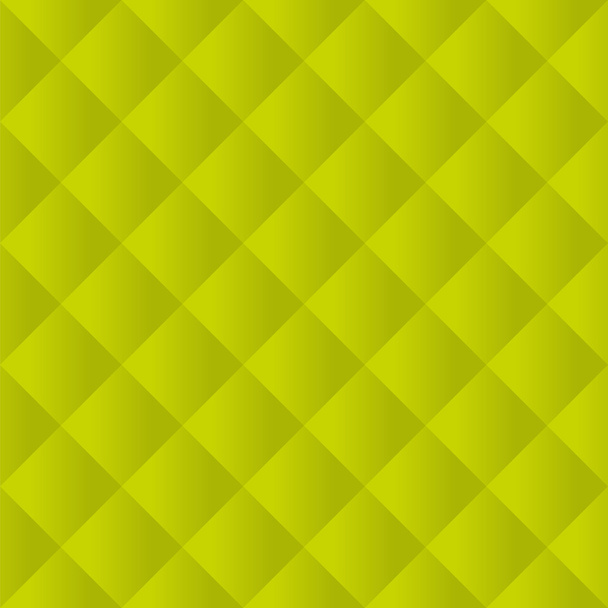 Seamless lime green padded upholstery vector pattern texture - Vektor, kép