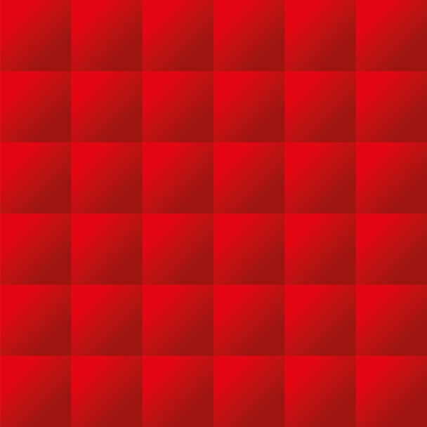 Seamless red padded upholstery vector pattern texture - Διάνυσμα, εικόνα