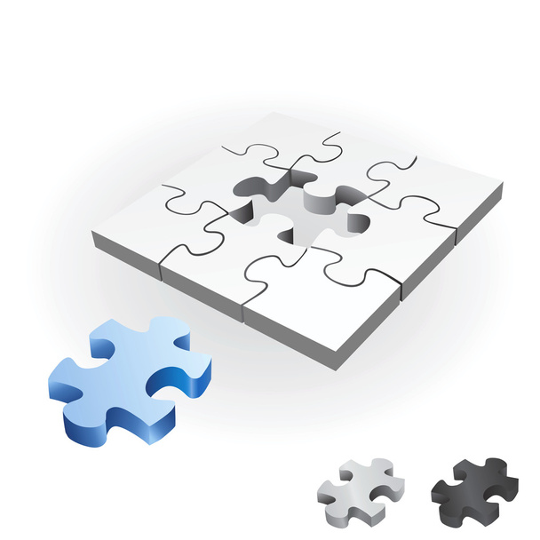 jeu de puzzle
 - Vecteur, image