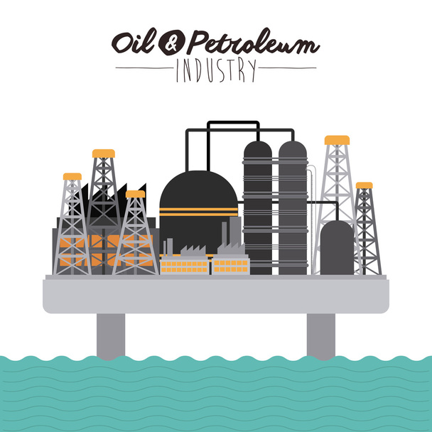 πετρελαίου και πετρελαιοειδών  - Διάνυσμα, εικόνα