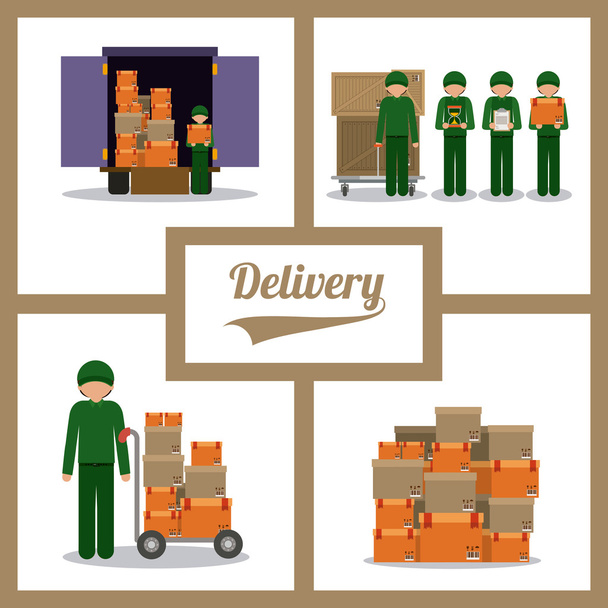 Delivery design  - Vector, Image
