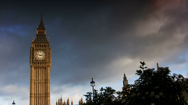Big Ben Clock Tower (London,  England) - Footage, Video