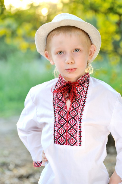 Boy in Ukrainian Traditional Outfit - Photo, Image
