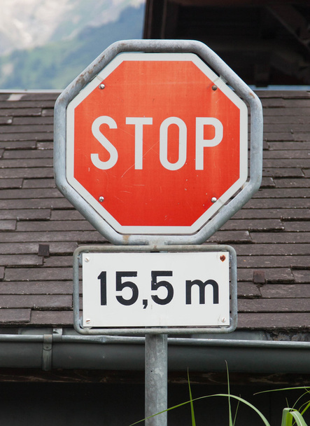 Stop sign (traffic stop sign) - Photo, Image