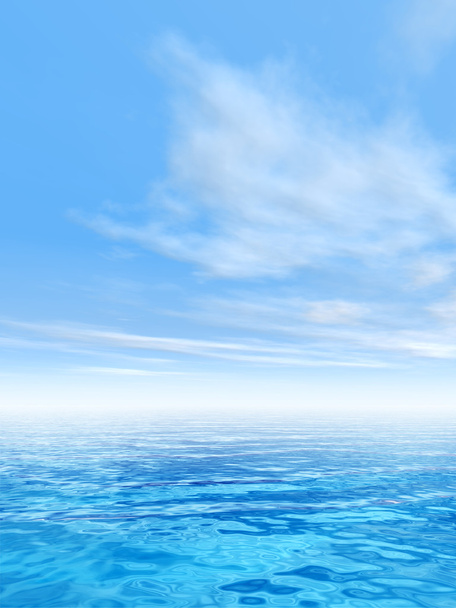 koncepcyjne morza lub oceanu fale wody - Zdjęcie, obraz