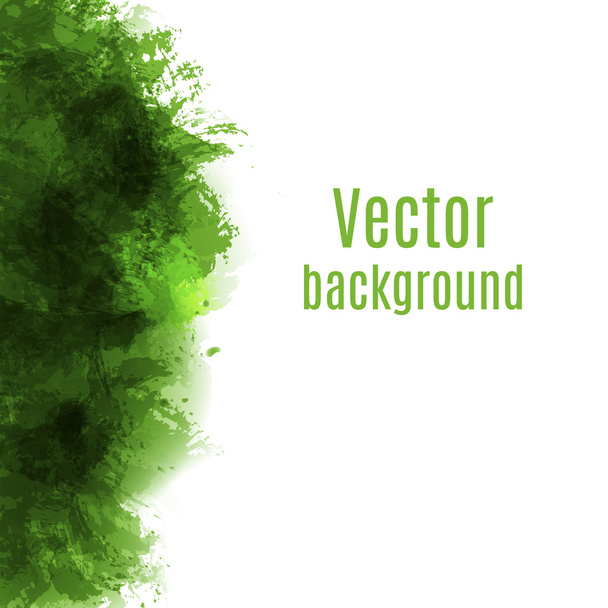 Abstracte achtergrond met verf vlekken, penseelstreken en vlekken - Vector, afbeelding
