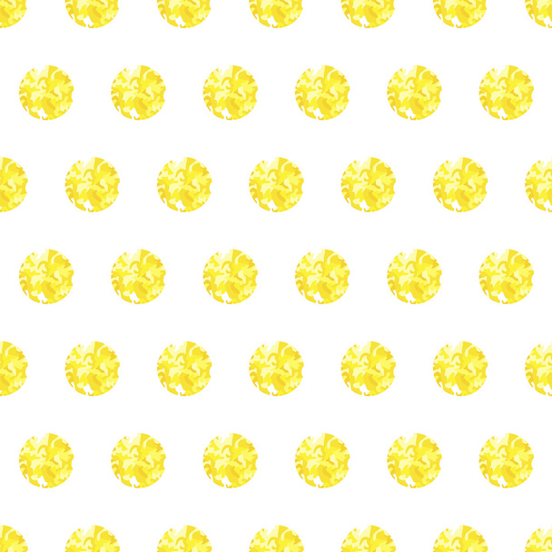 Goldener Glitzerpunkt mit nahtlosem Muster - Vektor, Bild