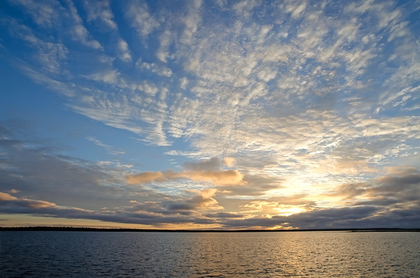 Dawn by the White sea - Foto, Bild