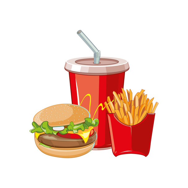 fast food - Вектор, зображення