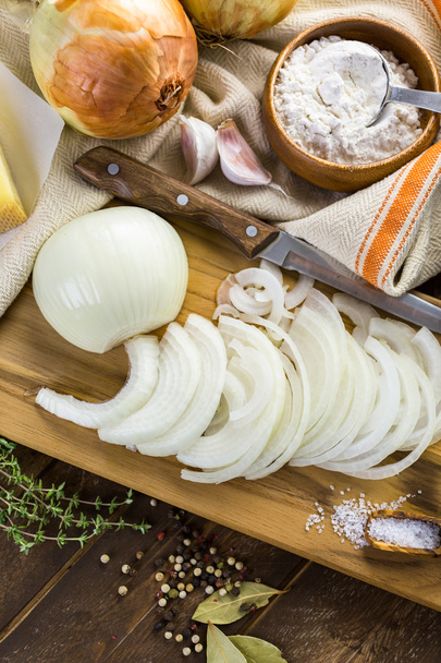 French Onion Soup Ingredients - Photo, Image