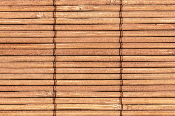 Bambusmatte rot ocker Grunge Textur - Foto, Bild