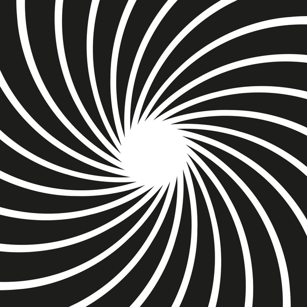 Op Art Swirl Background - Vector, Image