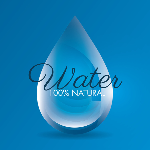 Природні води дизайн
. - Вектор, зображення