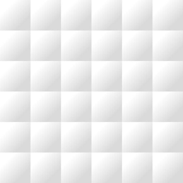 Seamless white padded upholstery vector pattern texture - Διάνυσμα, εικόνα