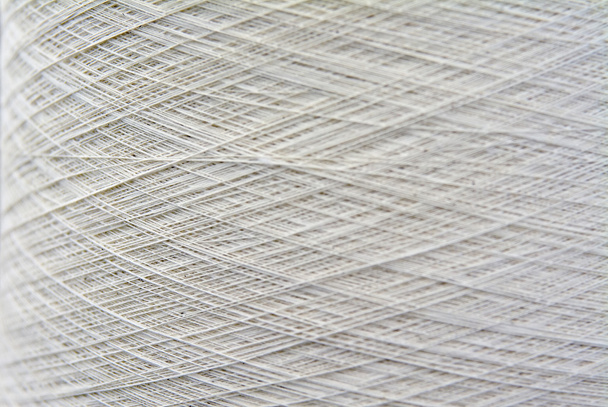 Baumwollspinnmaschine. Detail - Foto, Bild