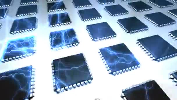 Komputer procesory CPU - Materiał filmowy, wideo