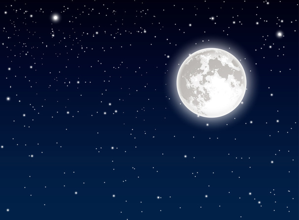 Full Moon - Vector, Image