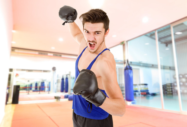 Hombre boxeador
 - Foto, imagen
