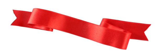 Red silk ribbon - Fotografie, Obrázek