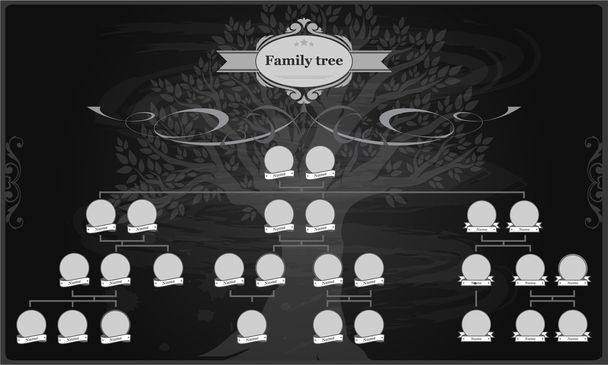 Генеалогическое древо вашей семьи
. - Вектор,изображение