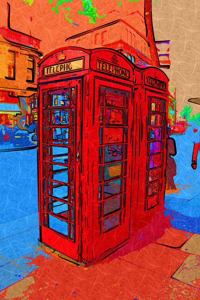 Ilustracja design Londyn - Zdjęcie, obraz