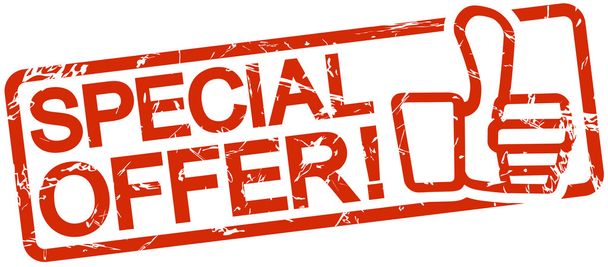 red stamp SPECIAL OFFER! - Vector, Image