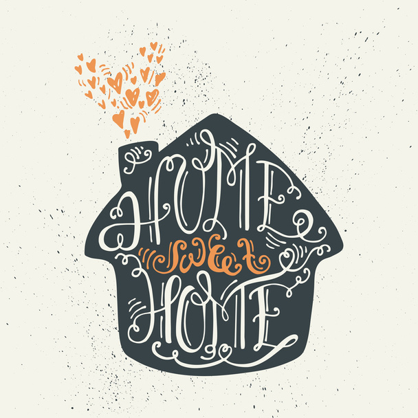 Dulce hogar letras
 - Vector, Imagen