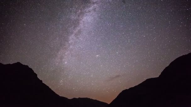 Astro Time Lapse de Via Láctea Galaxy
 - Filmagem, Vídeo