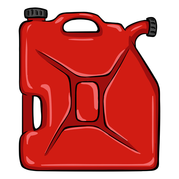 Single Jerry Can - Vector, afbeelding