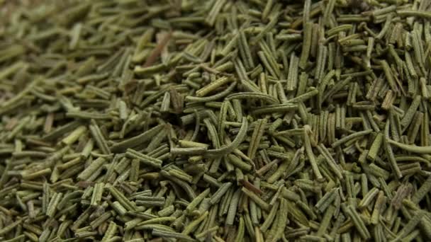 A pile of the herb dried rosemary - Footage, Video