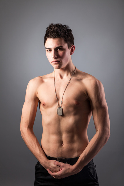 Portrait of young bodybuilder man - Fotó, kép