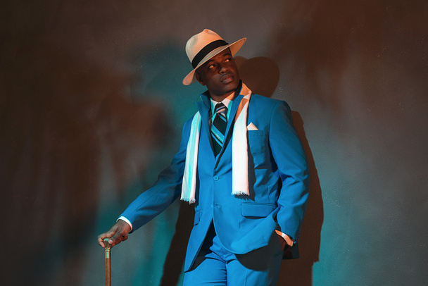 African american dandy man - Foto, immagini