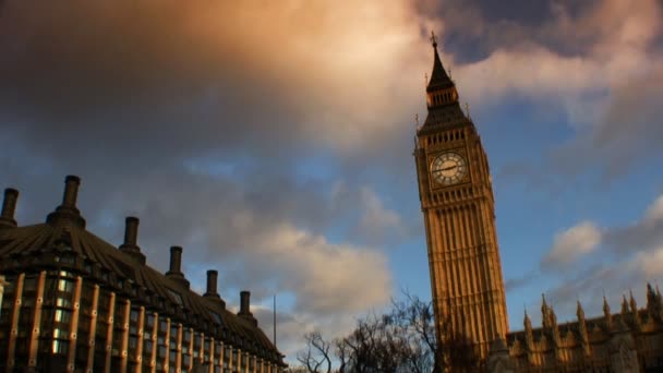 Big Ben ρολόι (Λονδίνο, Αγγλία) - Πλάνα, βίντεο