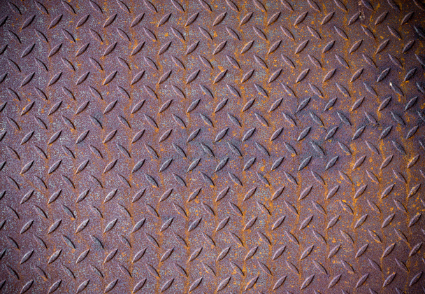 Placa metálica oxidada
 - Foto, Imagen