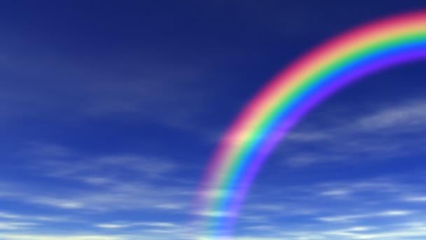 Regenboog & mooie hemel - Video