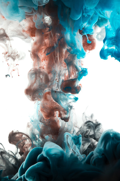 absract color paint in water - Foto, Imagen