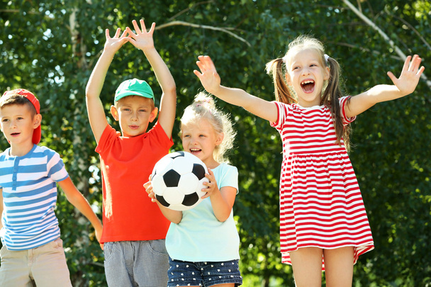 Happy active children  - Valokuva, kuva