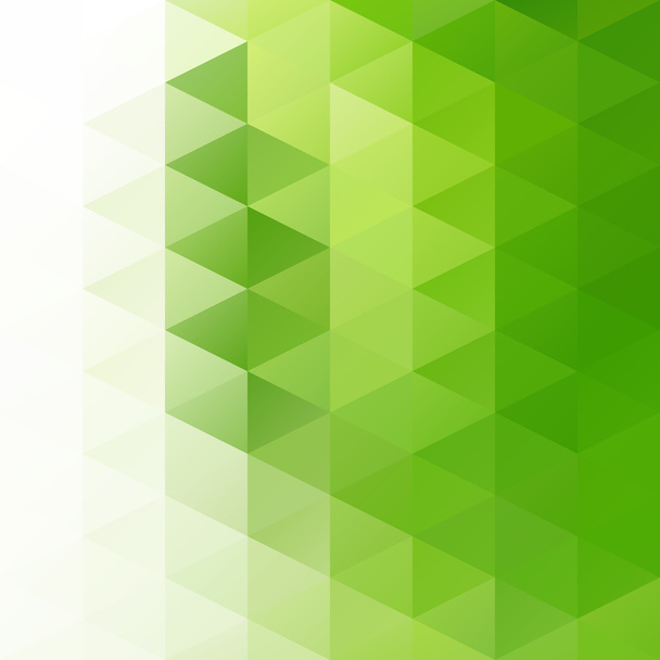 Green Grid Mosaic Background, Creative Design Templates - ベクター画像
