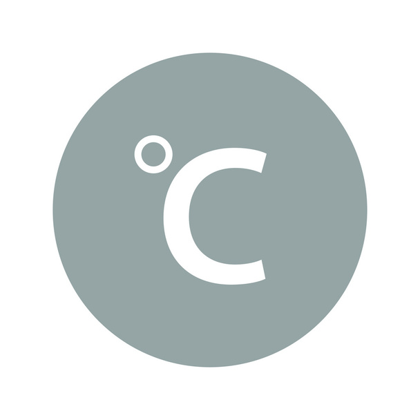 Celsius vector icon - Vector, Image