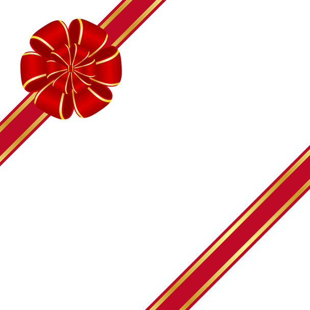 Red bow - Vector, Image