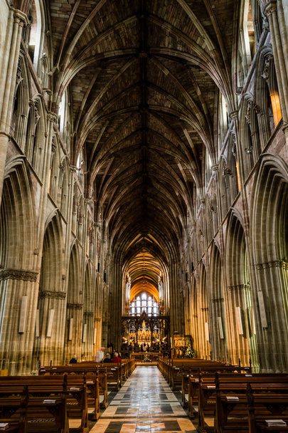 Worcester katedrála pohled z lodi  - Fotografie, Obrázek