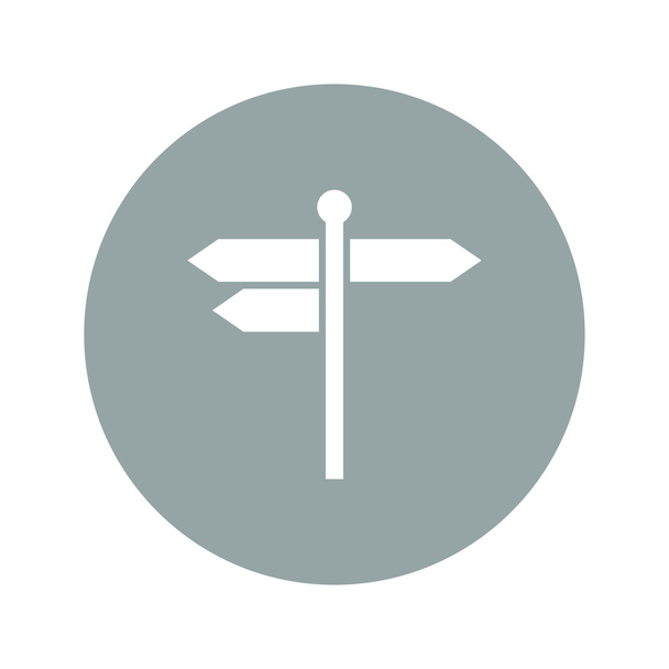 signpost icon - Vector, Image