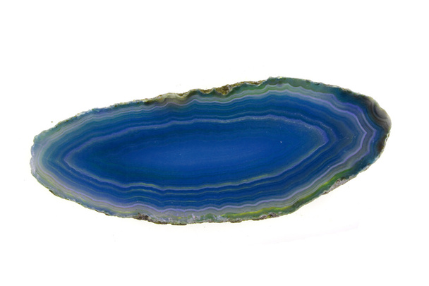 blue agate isolated - Photo, Image