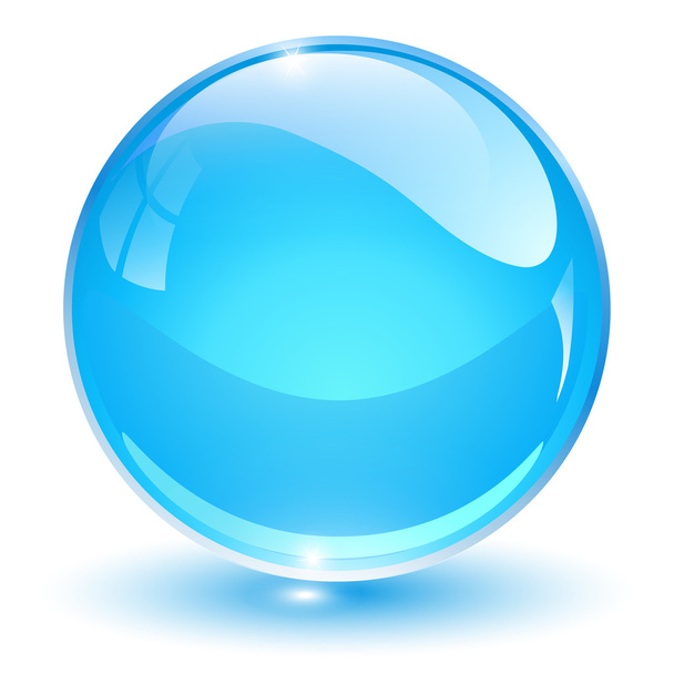 Glass sphere - Vektor, kép