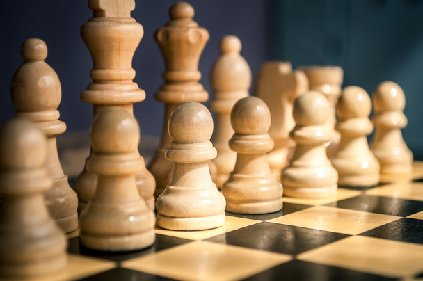 Деревянные шахматы
 - Фото, изображение