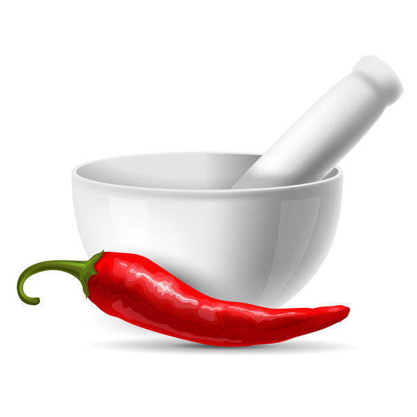vörös chili paprika - Vektor, kép